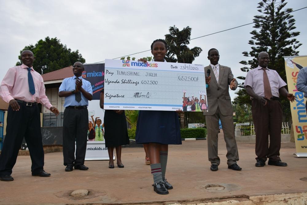 Grand Prize Winner receives School Fees from MixaKids