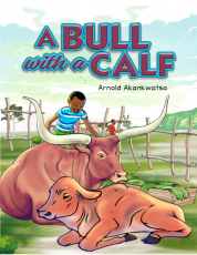 A BULL WITH A CALF